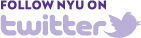 Follow NYU on Twitter